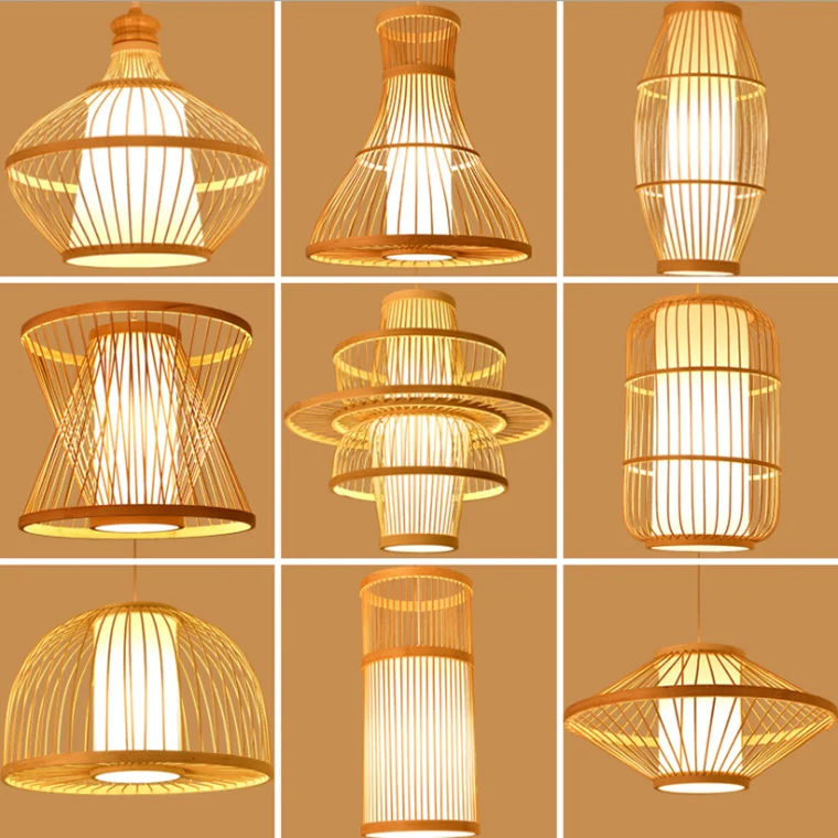Hot trend decoration Rattan lamp Bamboo Lamp  High quality Handmade light