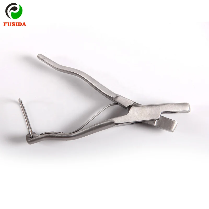 Veterinary Equipments U Shape Stainless Steel Cattle Ear Notcher For Pig Sheep