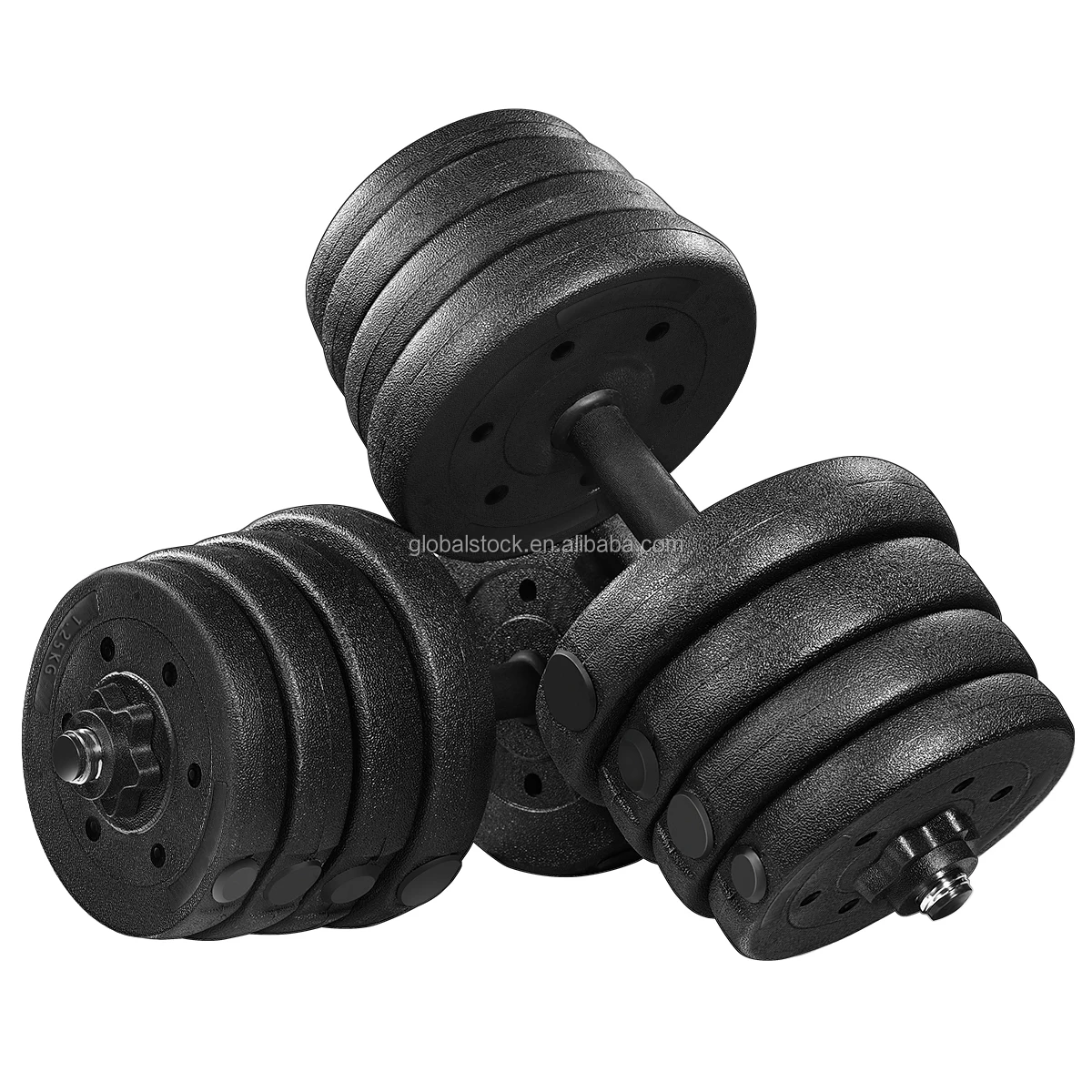 Dumbbell Sets 40 KG with 16 Dumbbell Plates Long Lasting Time Use Train with Weighted Dumbbells