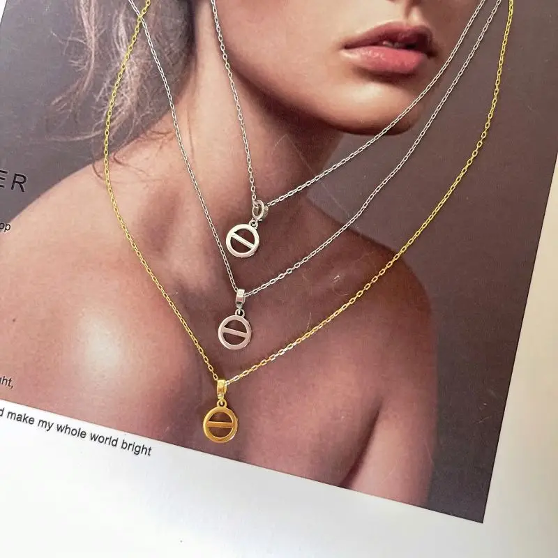 New 18K Gold Plated Personalize Custom Choker Heart Necklace