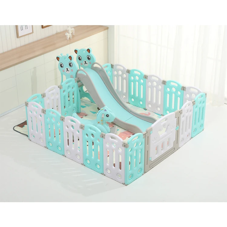 
Free combination kids safety game fence baby indoor portable plastic playpen fence for children 