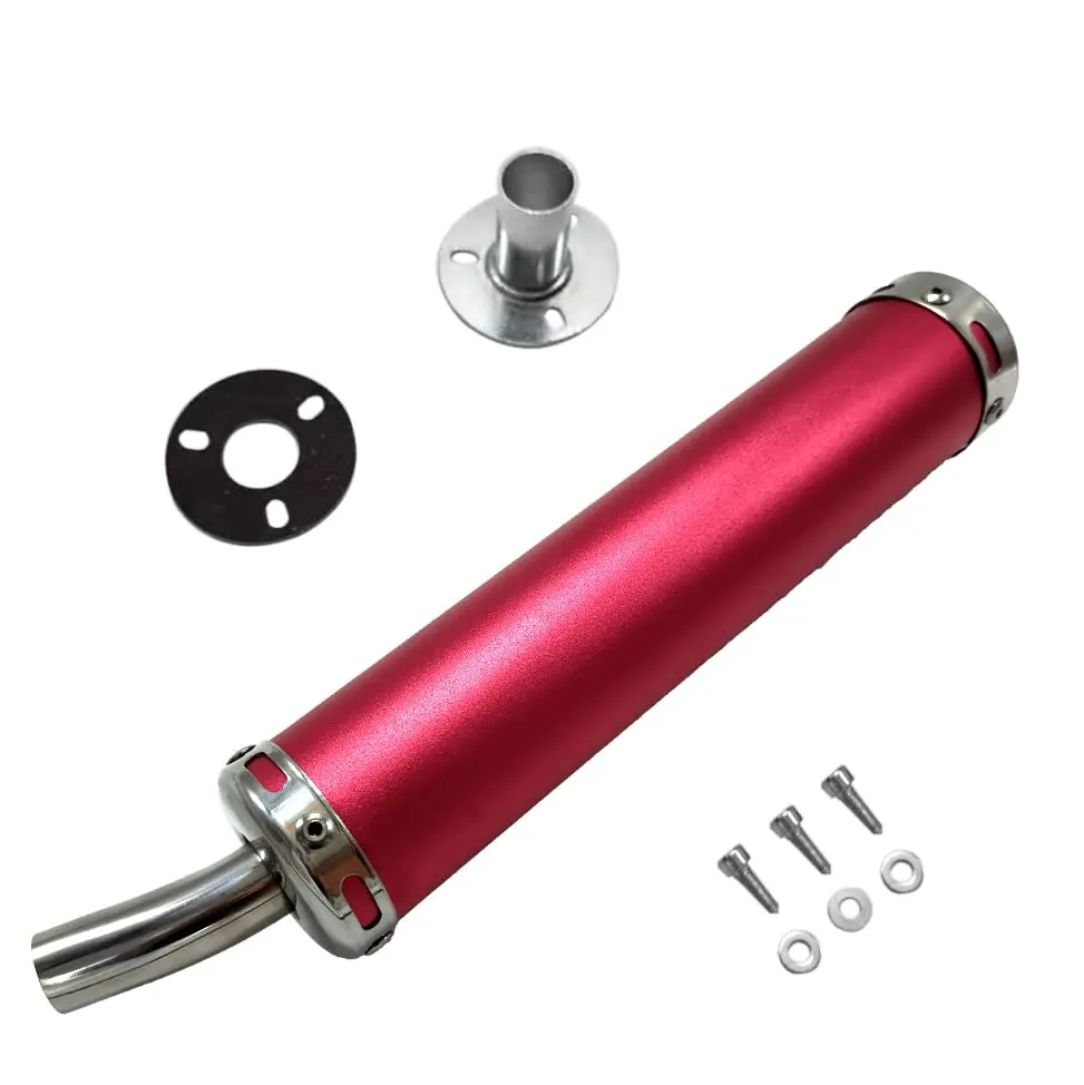 motorcycle refit parts 20mm silencer dirt bike pit bike Stainless steel exhaust muffler pipes