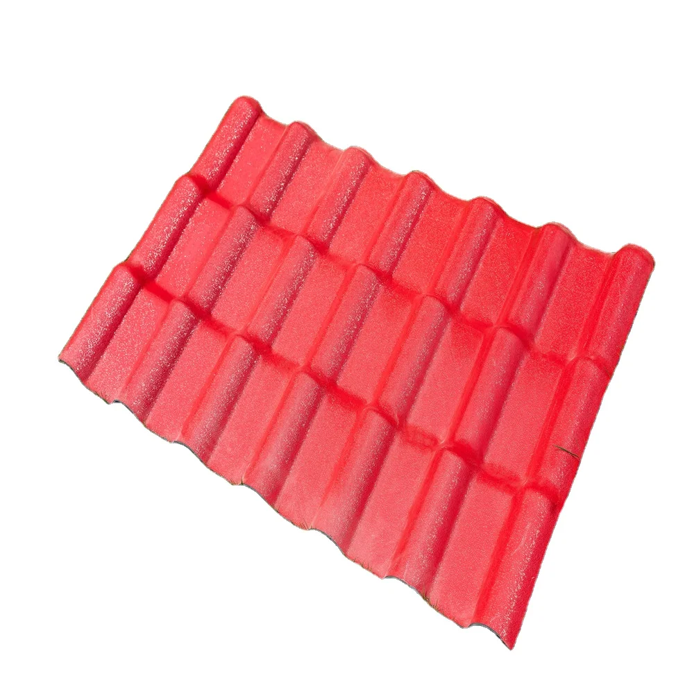 Plastic PVC Roofing Sheet corrugated heat insulated asa synthetic resin roof tile roofing shingles
