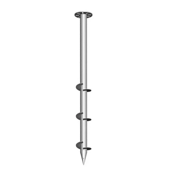 China Galvanized Spiral Ground Screw Pile Pole Anchor factory and suppliers