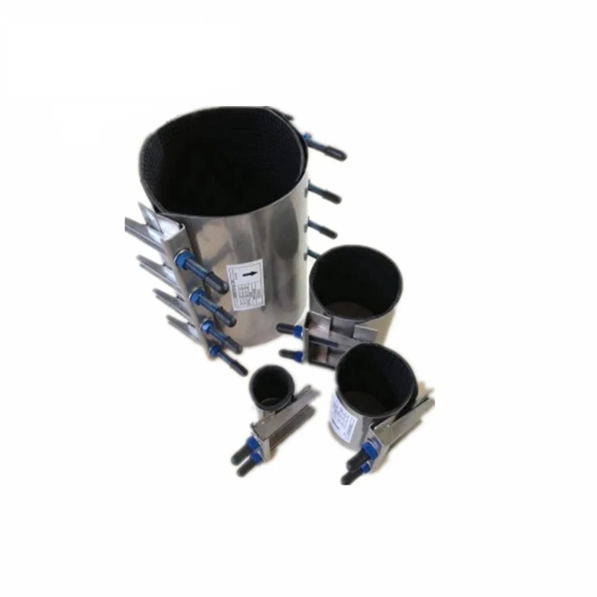 Universal 5 Inch Stainless Steel Pipe Band Repair Clamp