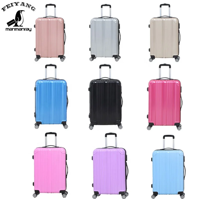 Hard plastic luggage sets suitcase rolling luggage