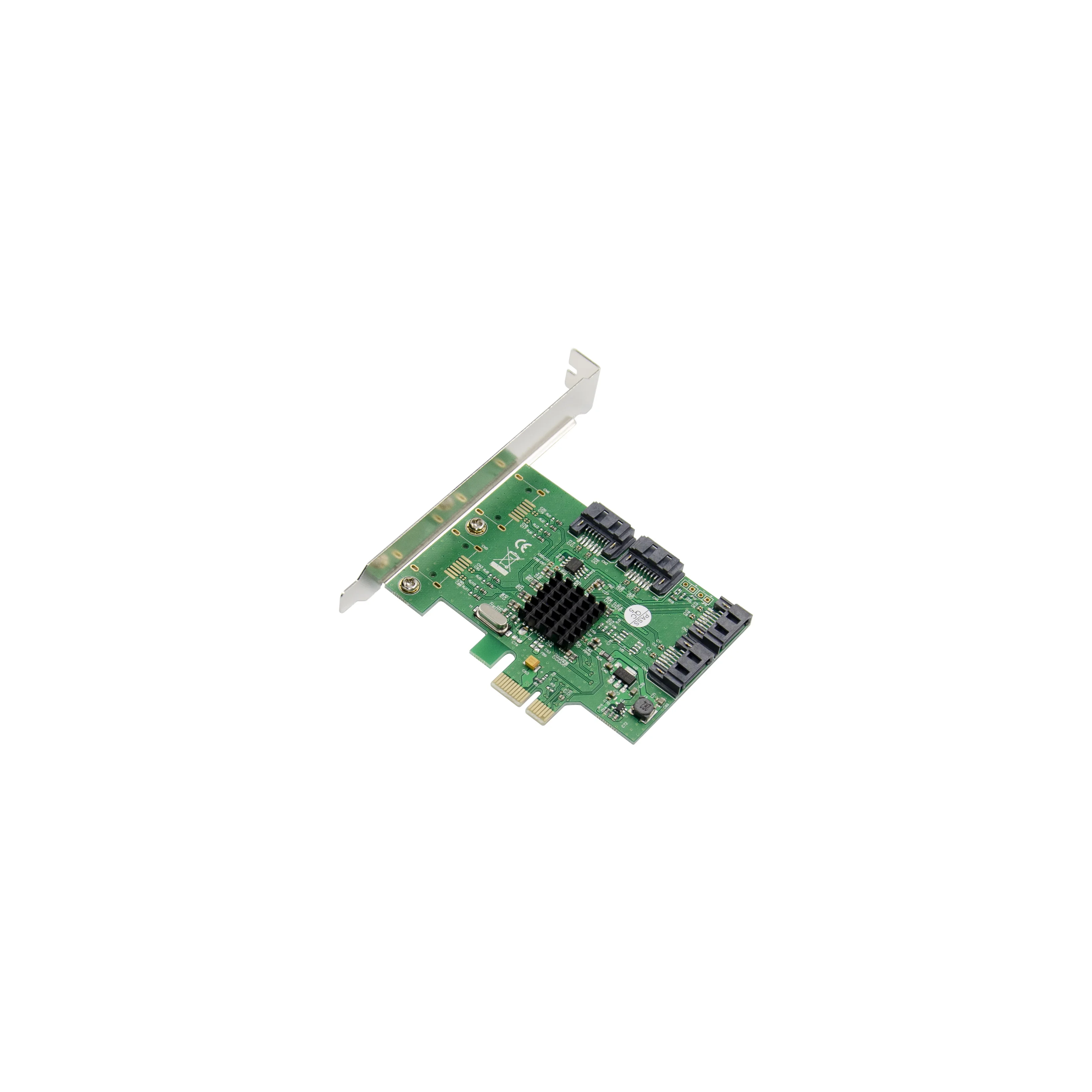 
2021 Hotsale PCIe x1 SATA 3.0 Expansion card 4- PCIe to 4SATA PCI Express to SATA3.0 Expansion Card PCIe SATA 