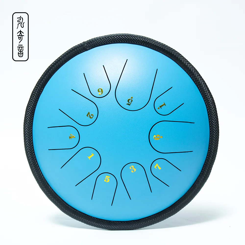
Zen Handpan Large Overtone Ethereal 10 Inch Steel Bag Tongue Drum For Kid 