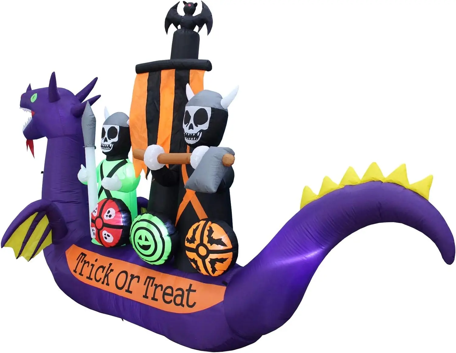 Novel Halloween Party inflatable Dragon Pirate Ship Skeletons Scene Ghosts Outdoor Yard Halloween Inflatable Decorations