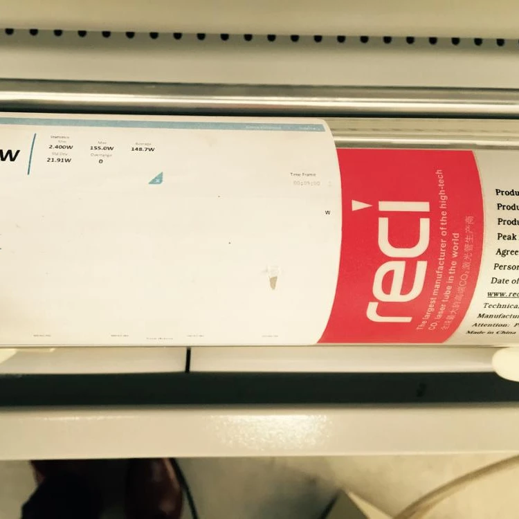 High quality 10000 hours CO2 Reci 100w laser tube price for sale