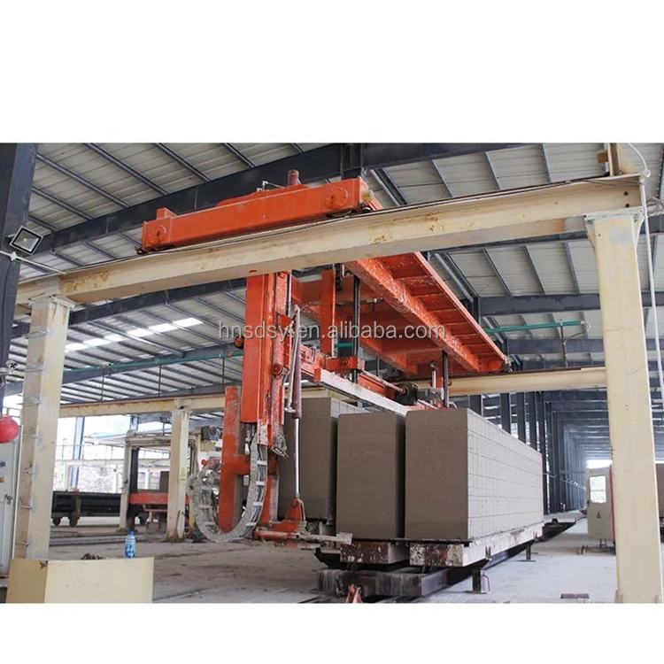700m3 day fully automatic plant lightweight autoclave concrete AAC block manufacturing machine construction machinery equipment