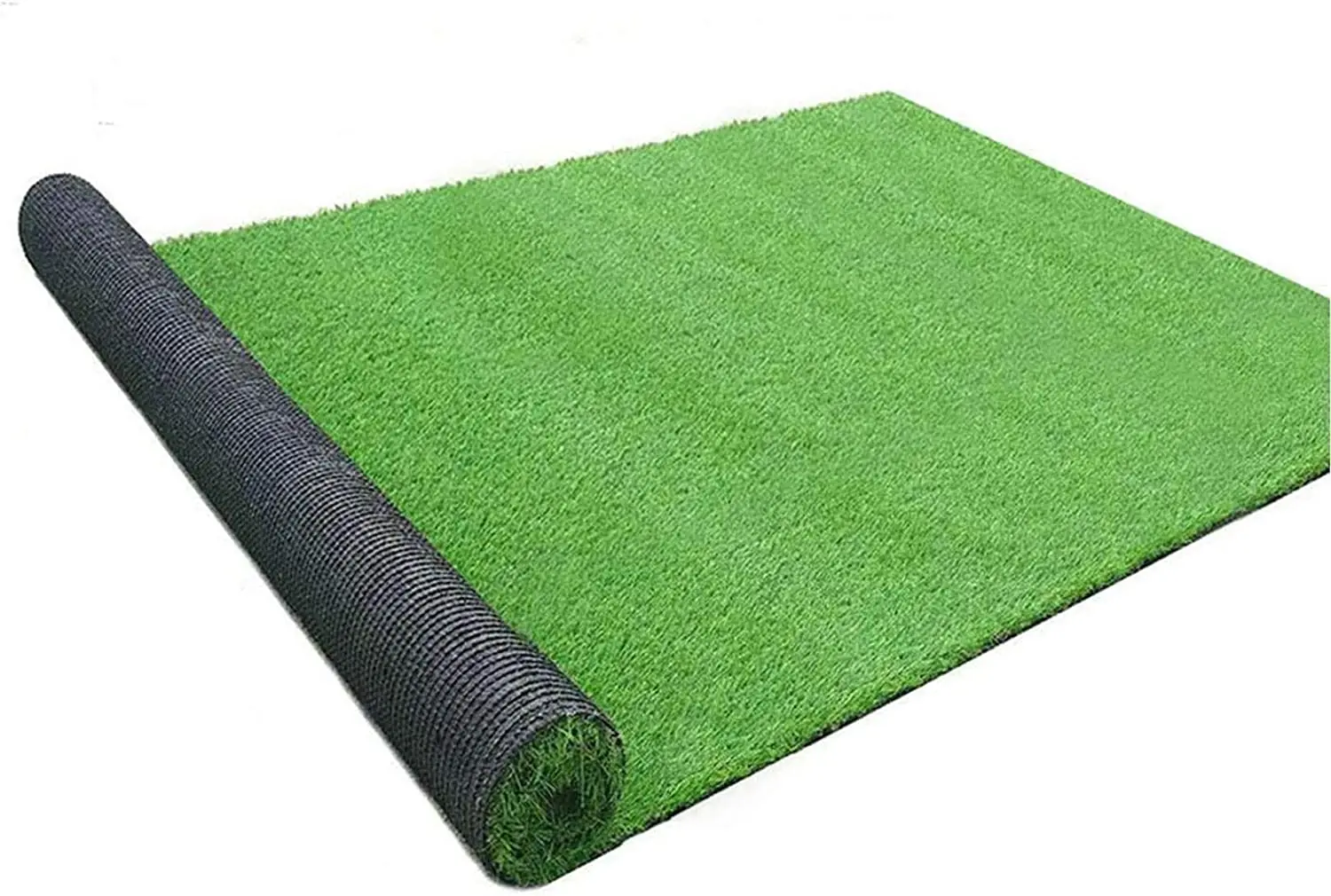 6/12PCS Artificial Grass Turf Tiles12'x12'Pet Lawn Mat Garden Self draining Synthetic Rug for Patio House Decoration Balcony