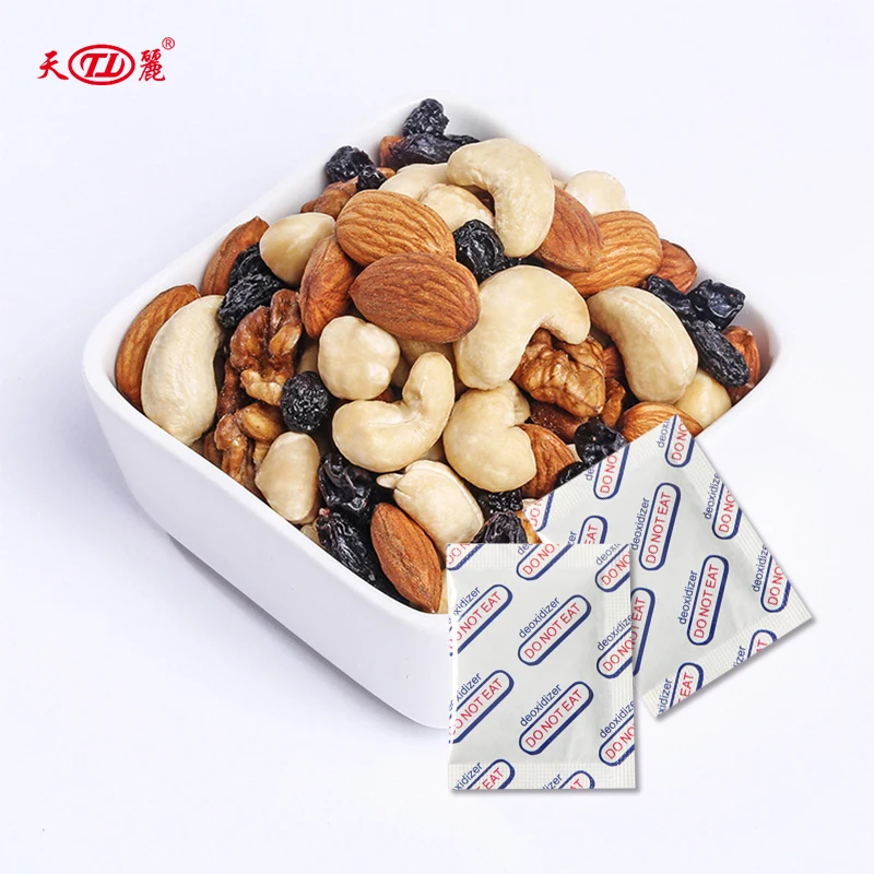 oxygen absorber for Cashew Nuts/free sample oxygen scavenger for sunflower seed/Dried fish