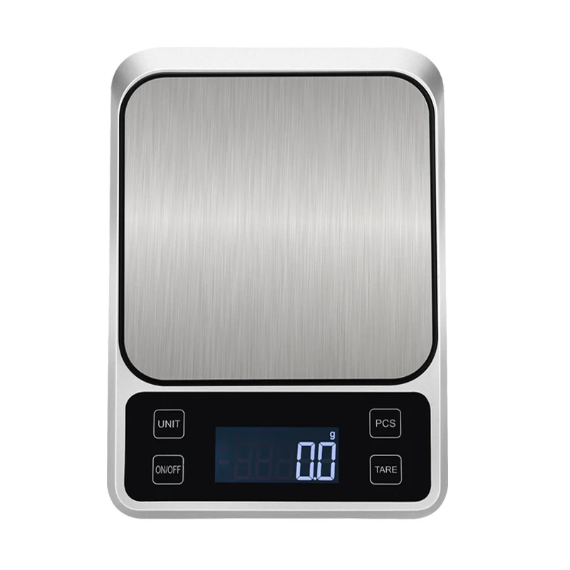 LCD Display Kitchen Scale 0.1g Stainless Steel Smart Kitchen Scale With Nutrition Value