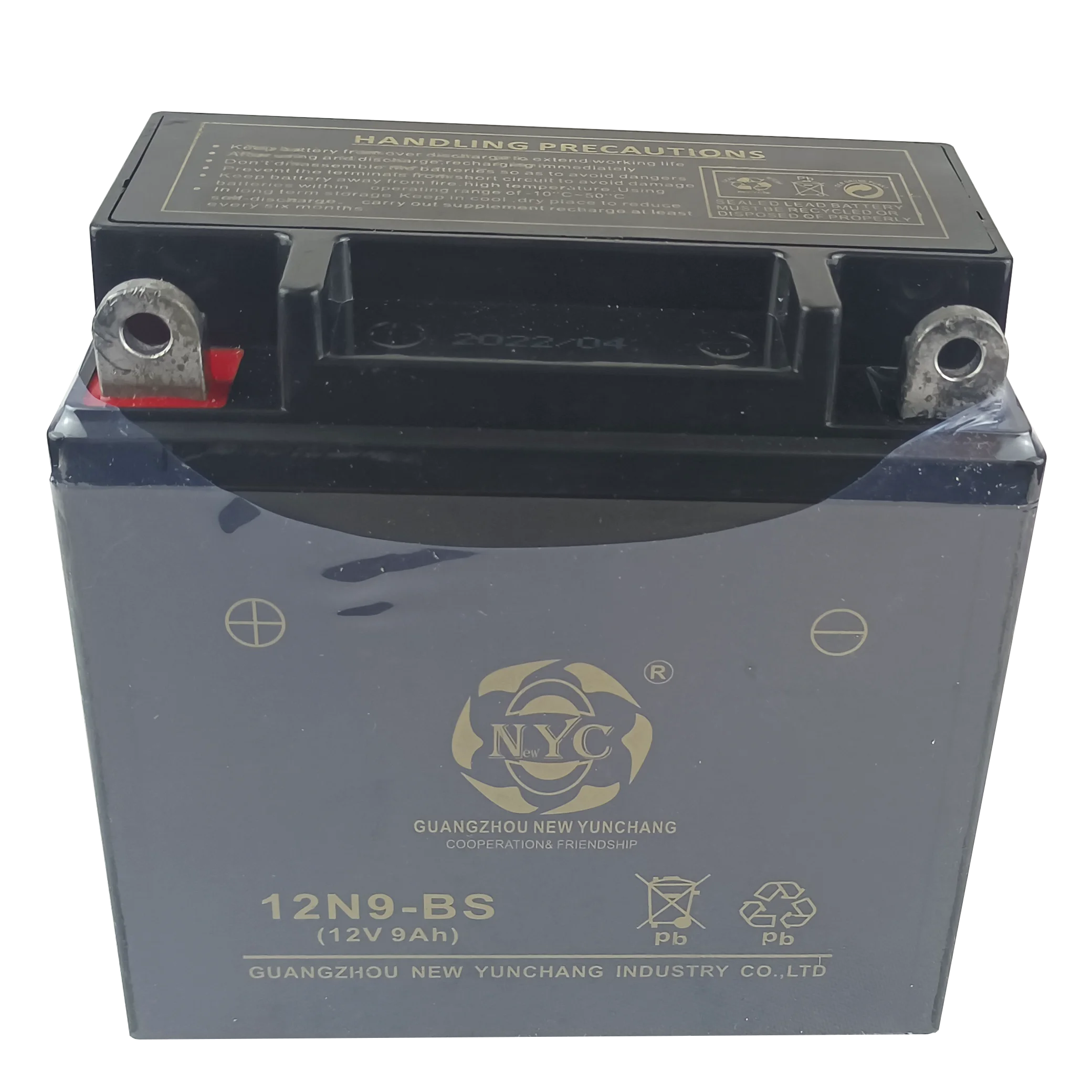 OEM High Performance 12V Removable 12N9 Motorcycle Battery