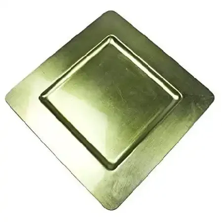 Best Quality Stainless Steel Custom Shape Serving Plate Rust Resistant Perfect for Home and Restaurant  Appetizers Snacks