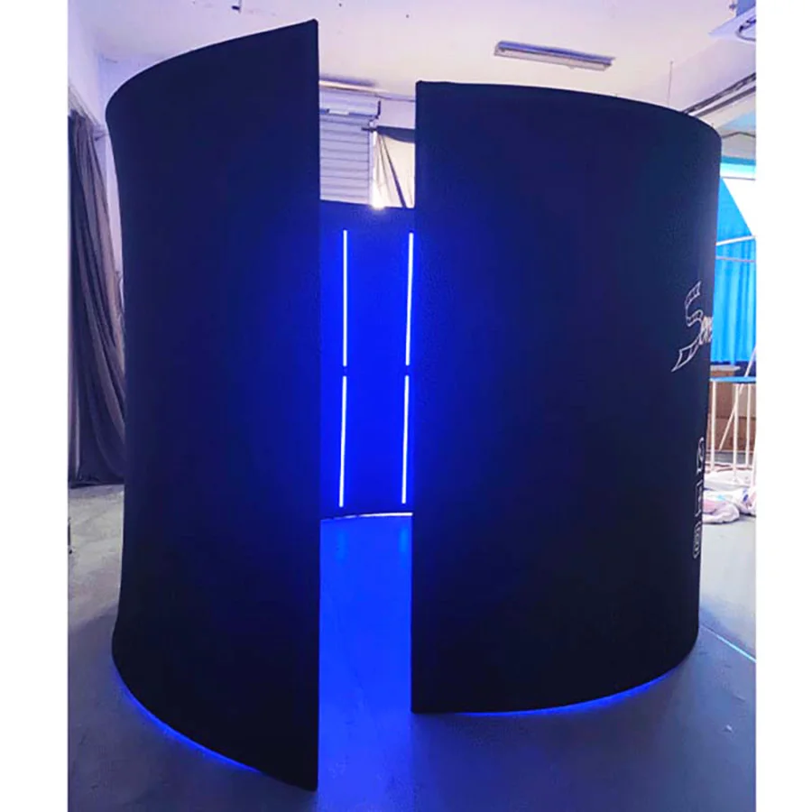 Pillow Case Backdrop Photo Booth Rgb 360 Degree Led Lighting Backgrounds Cabine De Foto Se Fio 360 Graus No Melhor Preco