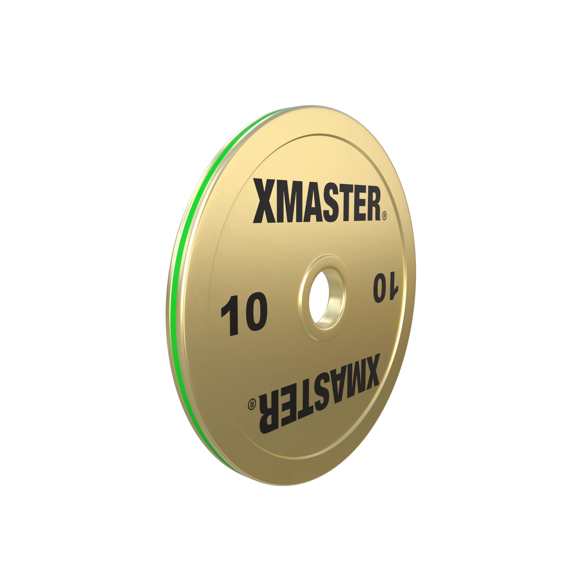 Custom Steel Calibrated  Bumpers & Plates Gold Steel Bumpers