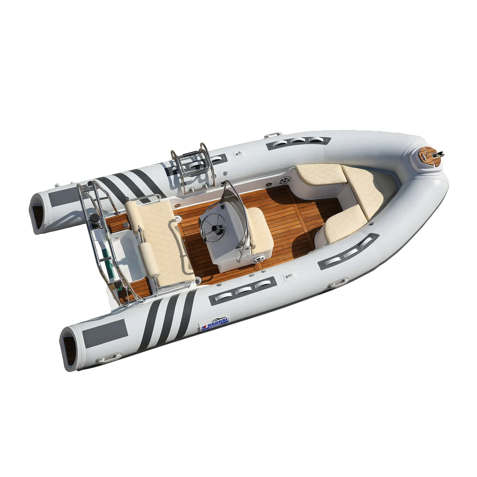 5.2m Inflatable Fishing Boat Fiberglass Boat  for Drifting
