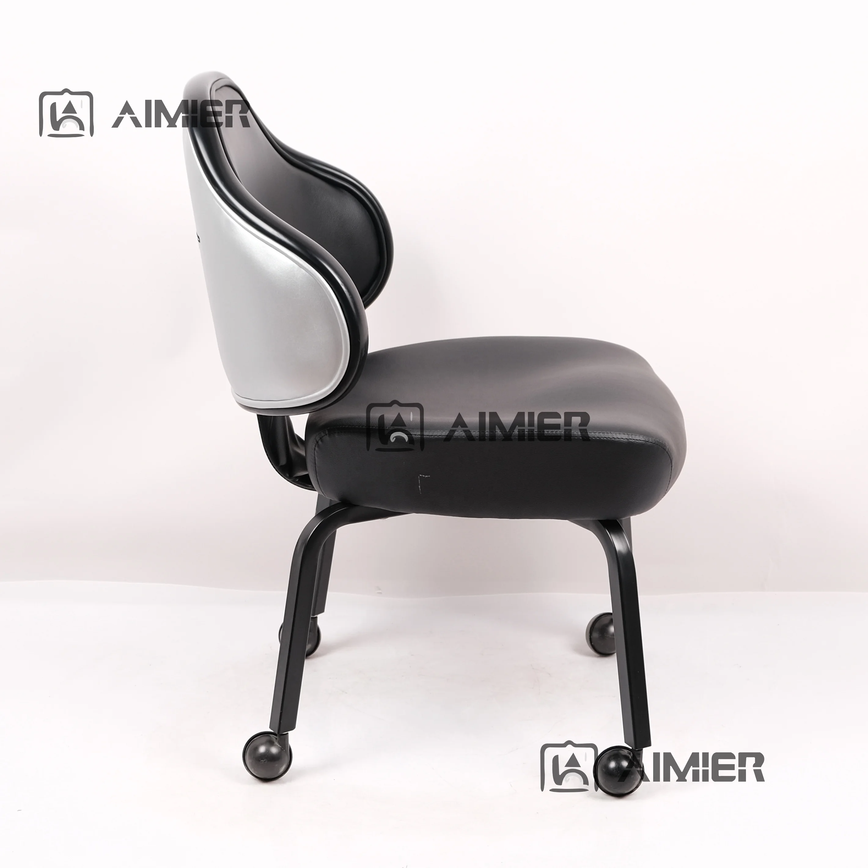 Custom Suppliers Casino Chairs Modern Style Height Adjustable Swivel Thick Black Leather Chairs For Slot