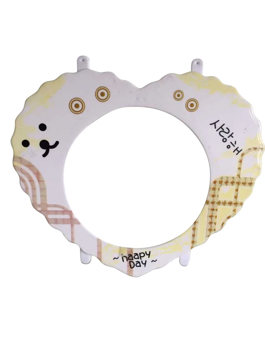 Cartoon heat transfer film for print on plastic special-shaped products