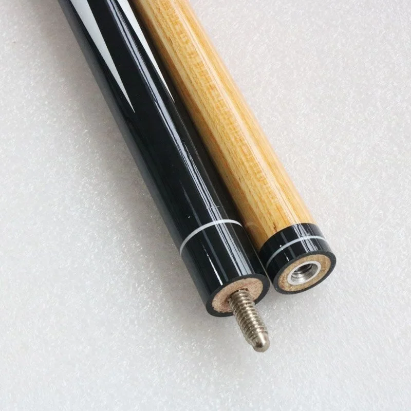 57inch billiard cue stick 1/2 white wood pool cue with cheap price