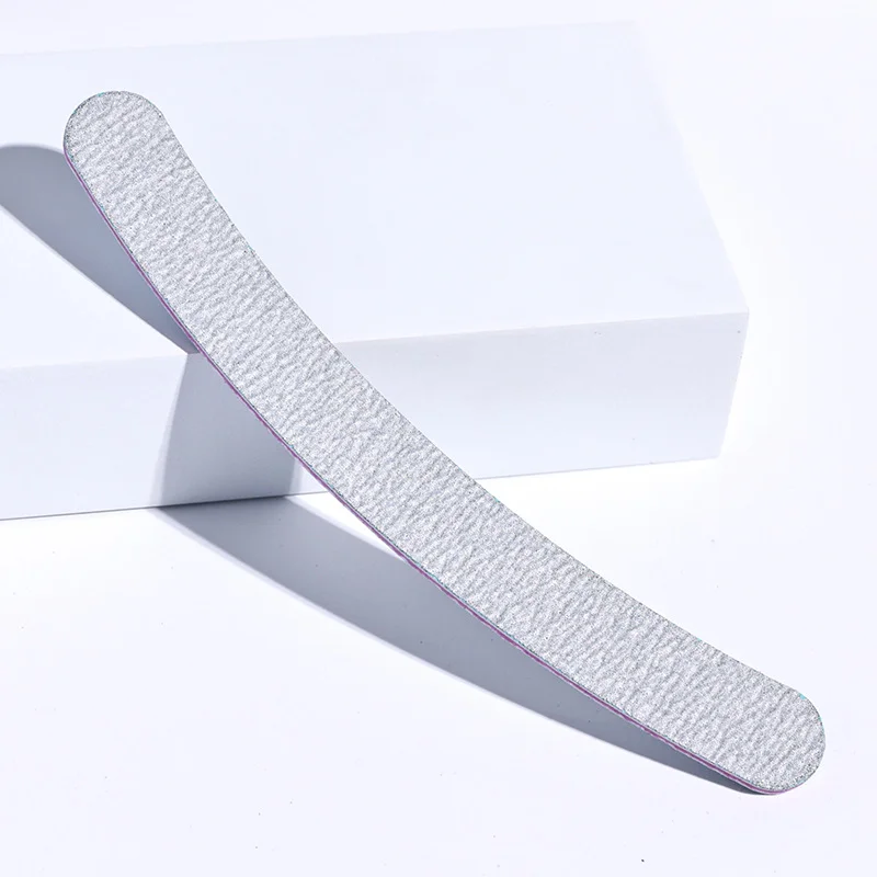gray nail file 100/180 Gray sand file manicure polishing strip double-sided
