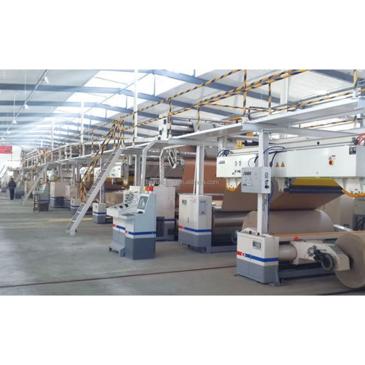 BR-7PLY Seven layers of corrugated paper production line 100m/min