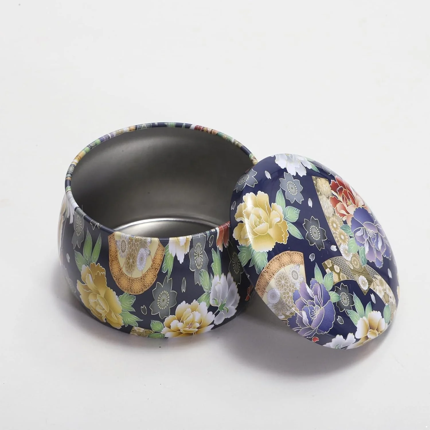 Multi Color Drum Shape Canister Arts Crafts Storage Jars Empty Tin Cans for Candles