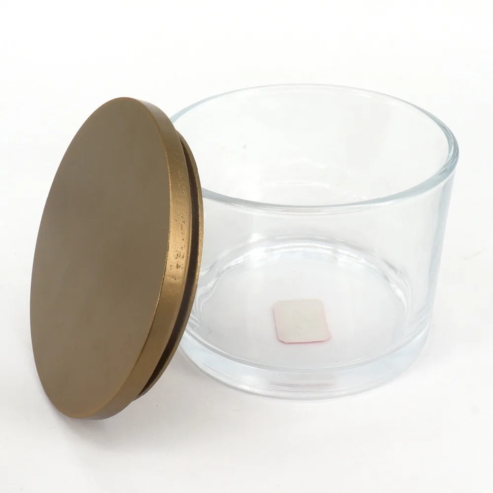 OEM Popular Silver MDF Wooden Candle Lid round Engraved Home Decoration for Glass Candle Cup Lovely Style