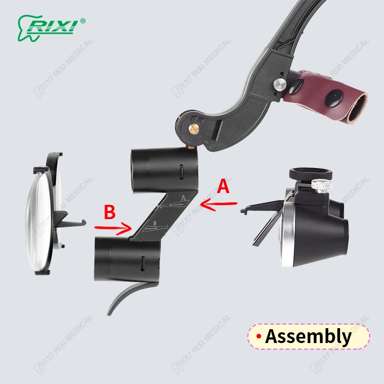 Dental Loupes 2.5X With Light Dental Loupes 3.5X With Lightweight Headgear Dental Loupes