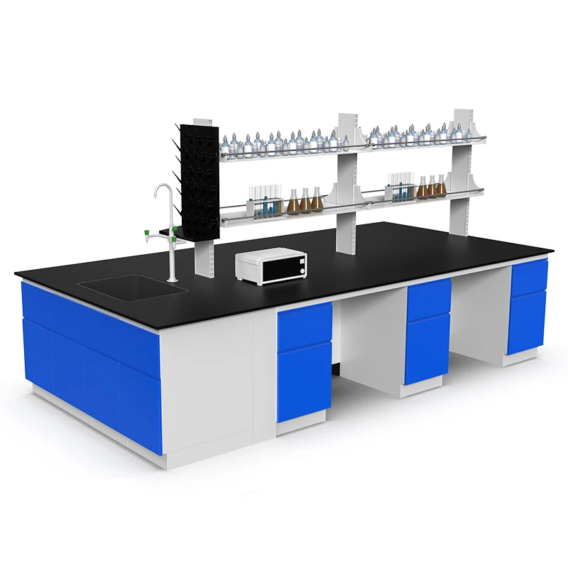 New Steel-Wood Lab Side Bench & Side Table for Laboratory Use
