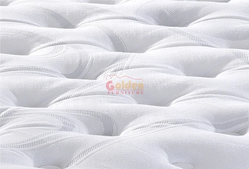 OEM 10 Inches Hybrid Orthopedic Pocket Spring Mattress King Double Size Rolled Up Fireproof Mattress Healthy Bed Matress