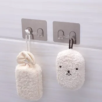 Wholesale OEM Colorful Sticky Hook Wall Hook Towel Bathroom Storage Hook Holder