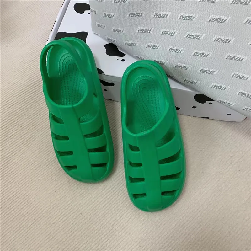 2022 New Models EVA Flange Roman Closed Toe Sandal Beach Roman EVA Shoes For Women