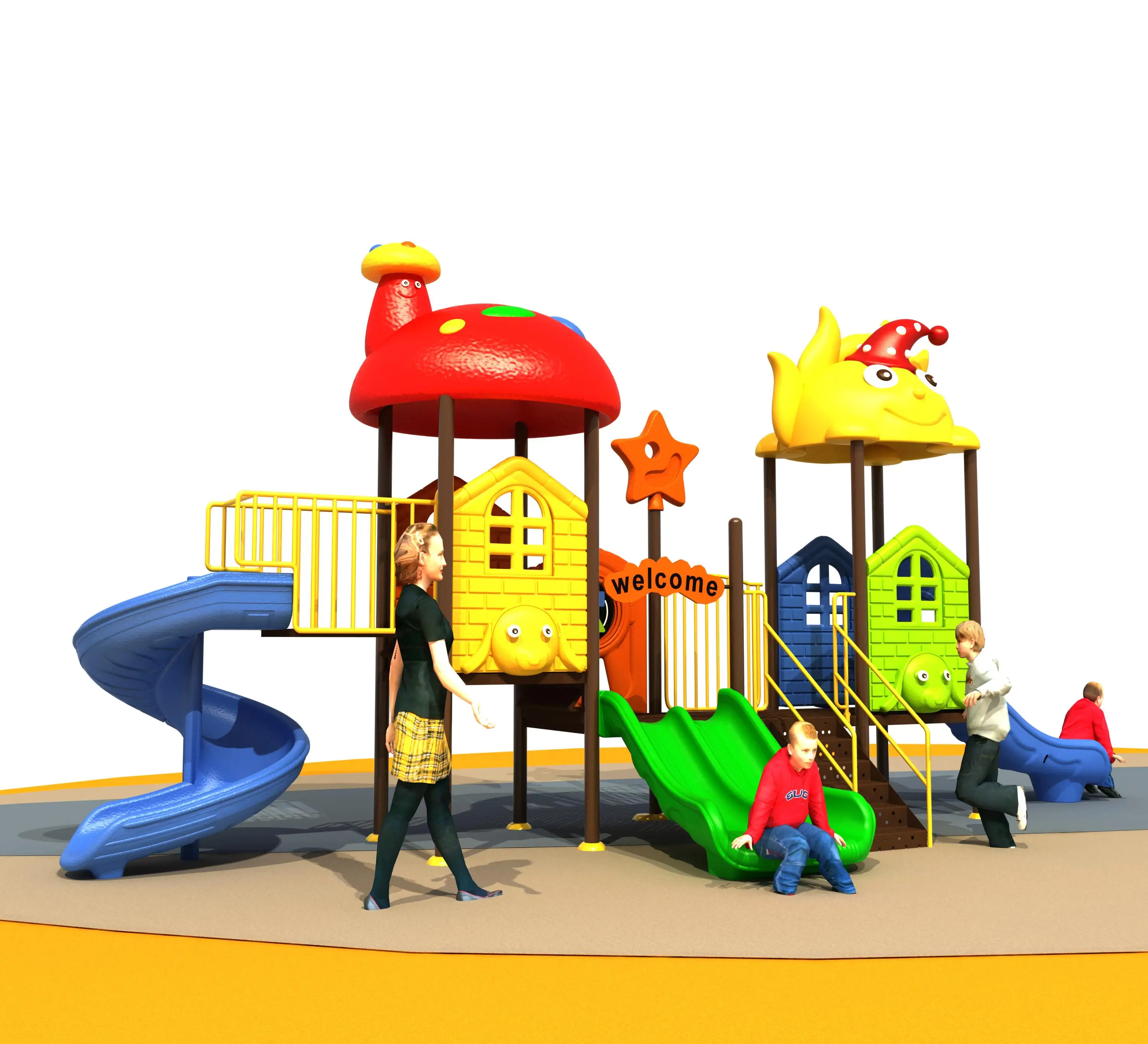 Детский пластиковый и металлический игровой инвентарь