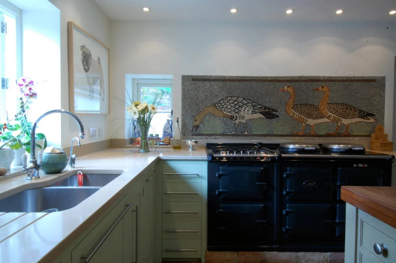 Modern wholesale mosaic tiles Mosaic Wallpaper 3d Art Murals Picture backsplash kitchen tiles mural mosaic tile for kitchen