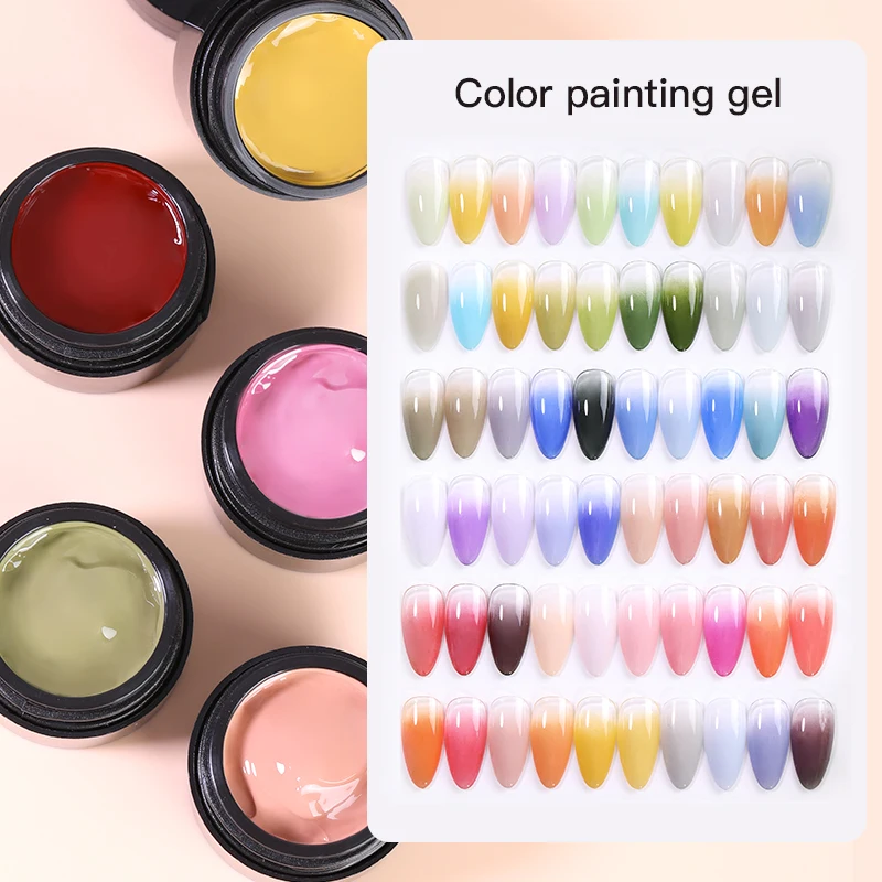 Nail Painting Gel Enamel 15ml 60Colors Macaron Pat Pat Gel Paint Nail Art Nail Supplier
