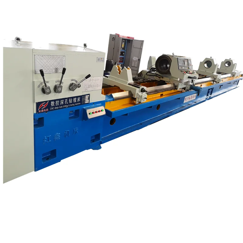 high precision ball screw drive T2125X4  BTA deep hole drilling machine with turning function