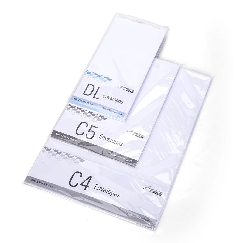 Лидер продаж, бумажник-конверт DL C6 C5 C4, бумажный конверт-конверт с отпечатанным окном, бумажник-конверт