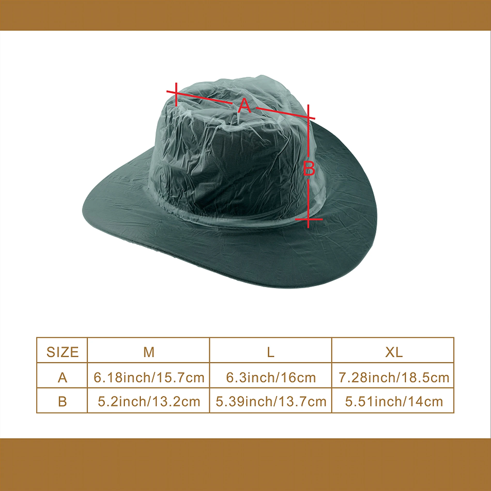 Factory direct sales European and American African hot selling cowboy hat rain cover PVC rain hat top hat rain cover