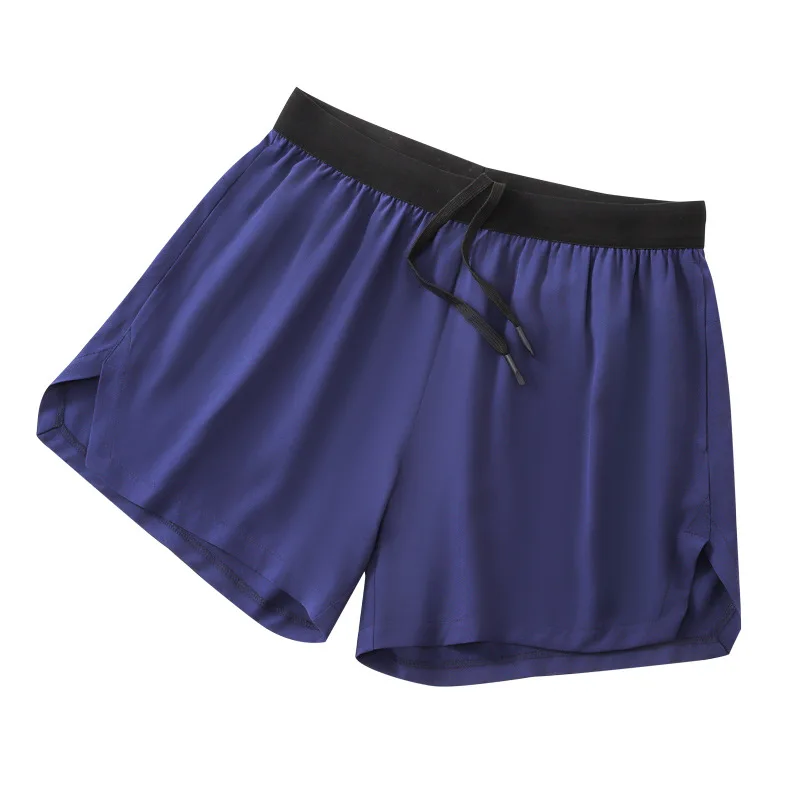 Quick Dry Inside Drawstring Elastic Waistband Woven Fabric Marathon Sport Running Shorts for Men
