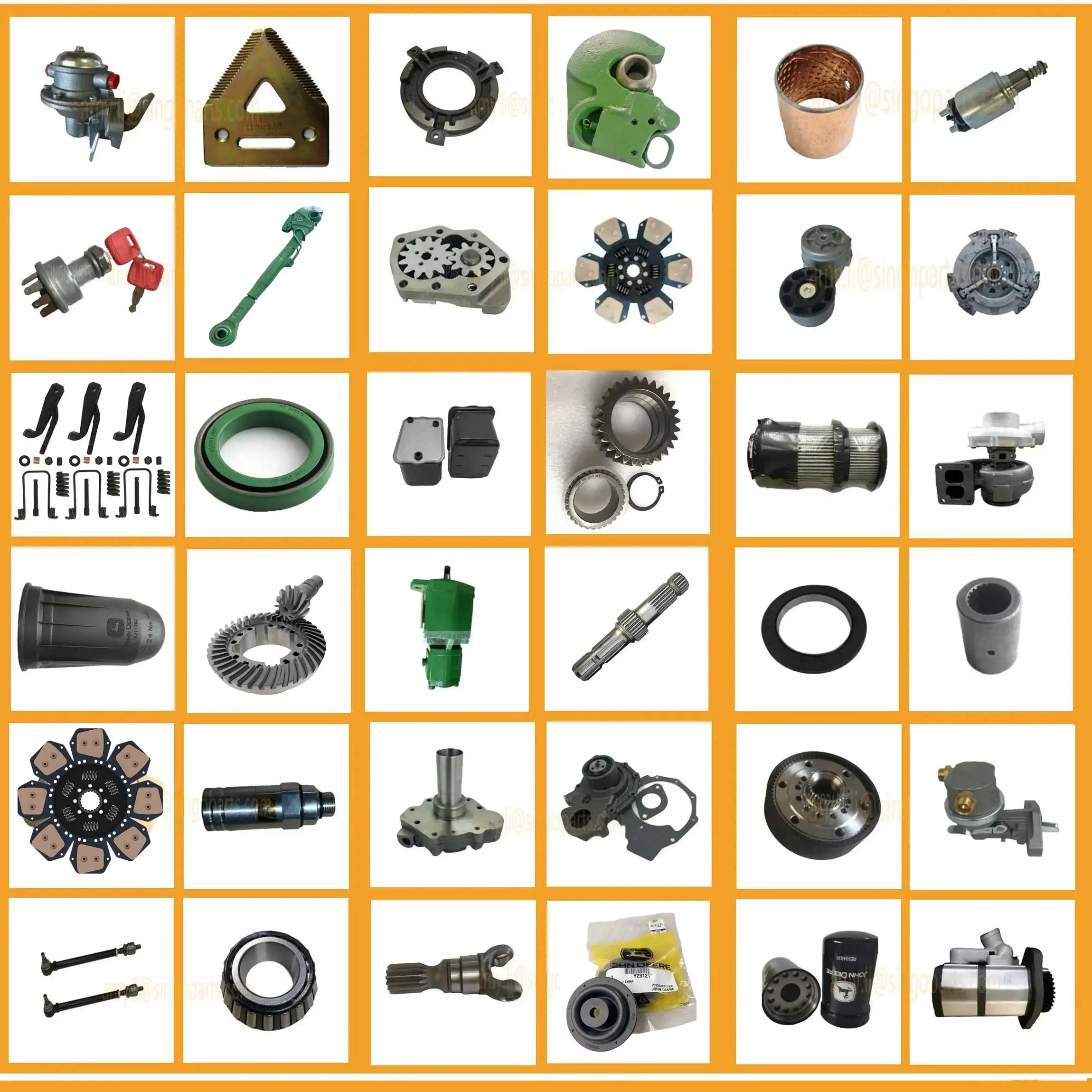 Agricultural Tractor Spare Parts suitable for Case Backhoe Front Axle Ball Joint Jam Nut Part Replaces 906009R1
