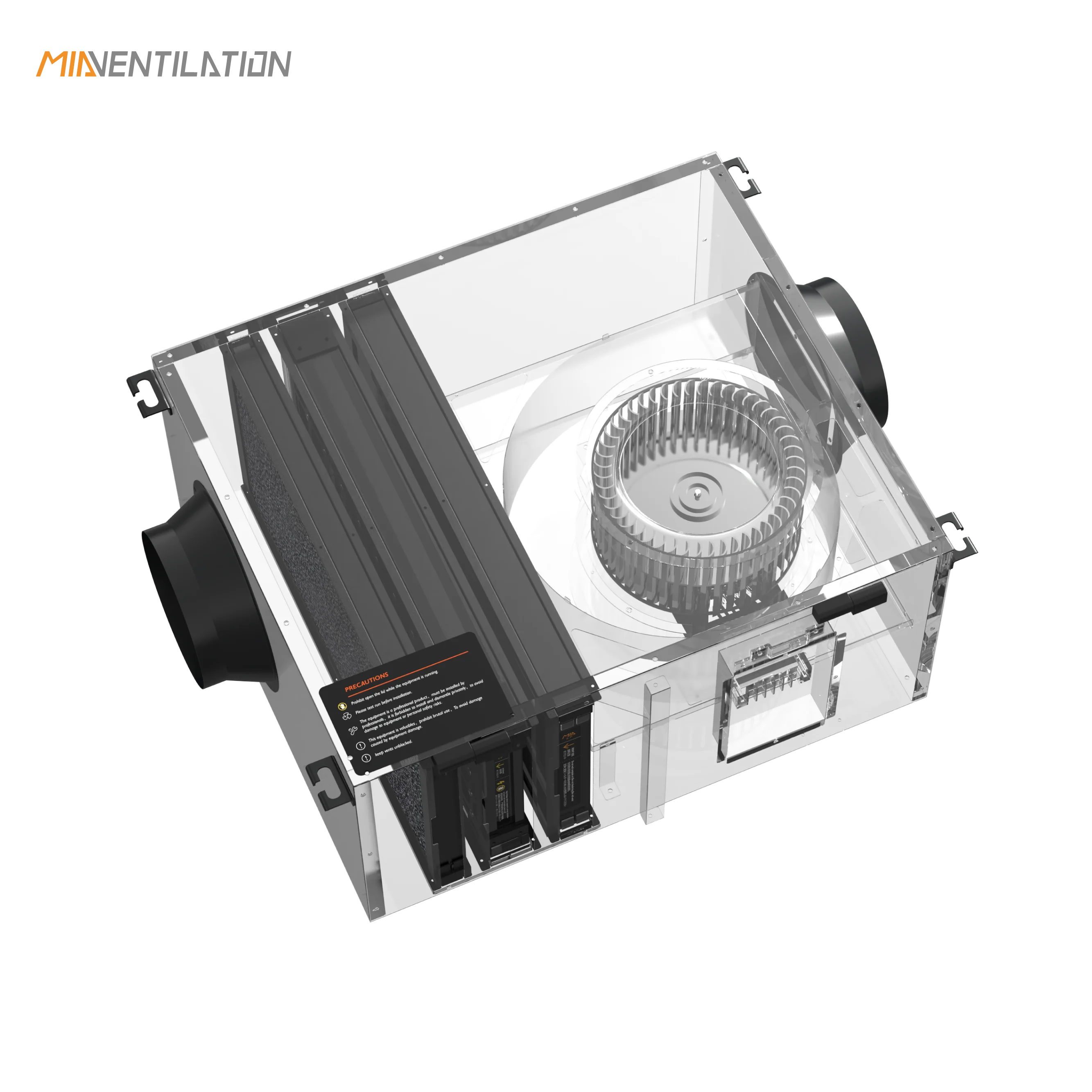 Ideal Ventilation Solution Fresh Air Supply Exhaust Ventilation Duct Fan Box Fan For Office