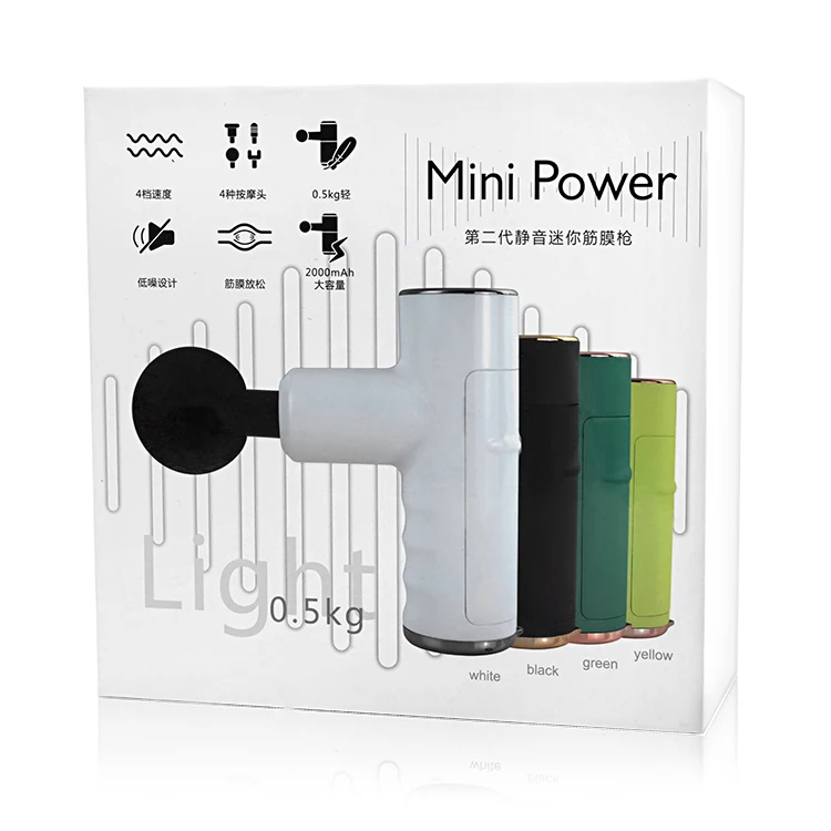 
Portable cordless sports fitness abs mini fascia gun with brushless 