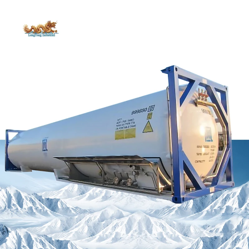 ASME Standard T50 LPG ISO 40ft Tank Container for Safe Storage and Transportation of Liquid Goods