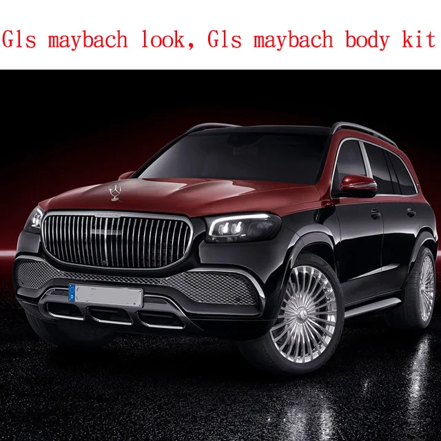 Front&Rear Bumper Grille For GLS upgrade to Maybach  Body Kit  Auto appearance Mercedes Benz GLS WX167 Maybach body kit from