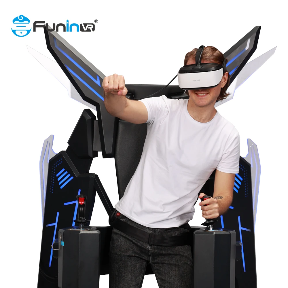 Stand- up VR 360 Degree Interactive yandere VR specail 9D effect flying Virtual Reality 360 vr game machine for malls