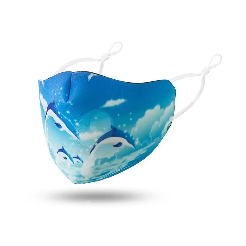 
Direct Selling Cotton Cloth Reusable GG Washable Customizable Facemask Horn 