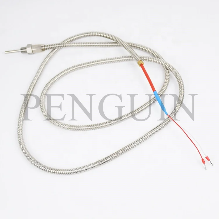 Stainless steel PTC exhaust gas temperature range thermistor probe sensor